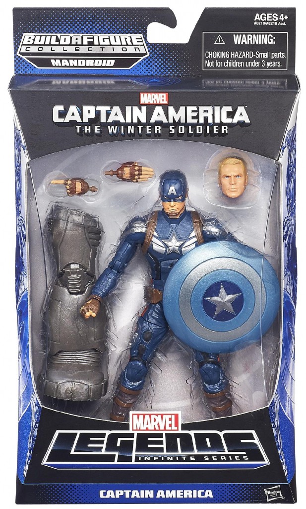 Captain America The Winter Soldier Marvel Legends Captain America Figure Packaged