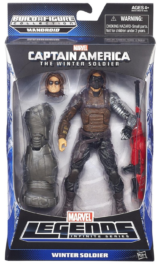 Captain America The Winter Soldier Marvel Legends Winter Soldier Figure Packaged