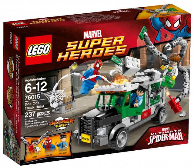 LEGO Marvel 2014 Doc Ock Truck Heist 76015 Set Box