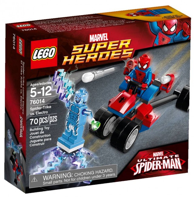 LEGO Marvel Superheroes Spider-Trike vs. Electro 76014 Box