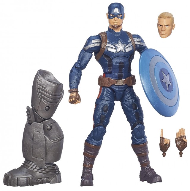 Marvel Legends 2014 Captain America The Winter Soldier Movie Captain America Super Soldier Figure