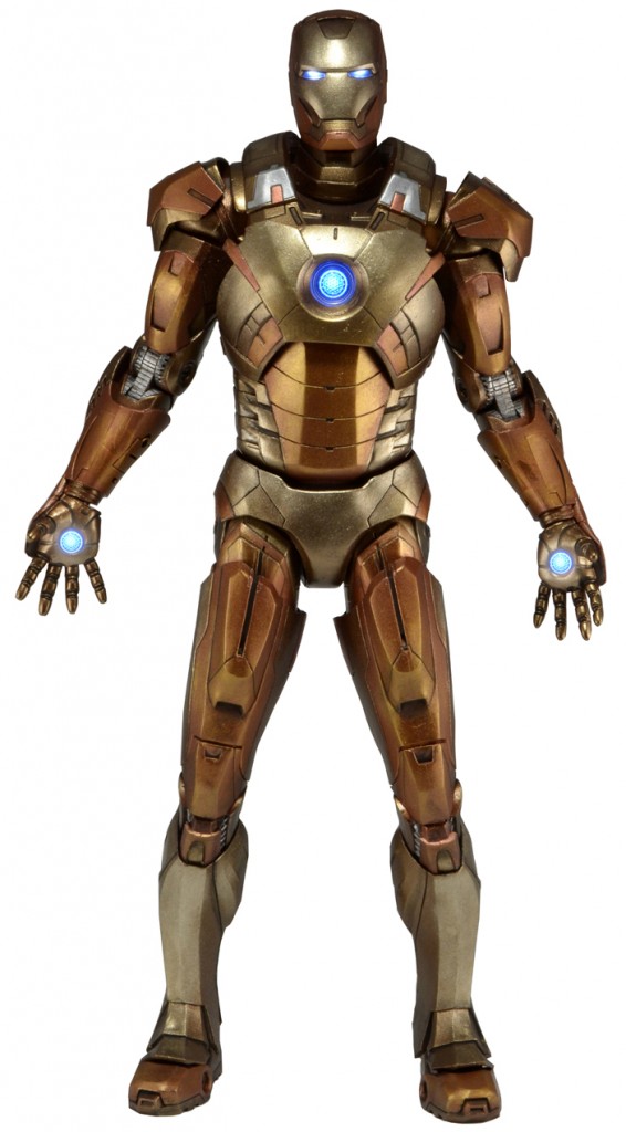 NECA Iron Man Midas Armor Quarter Scale Figure Iron Man Mark XXI