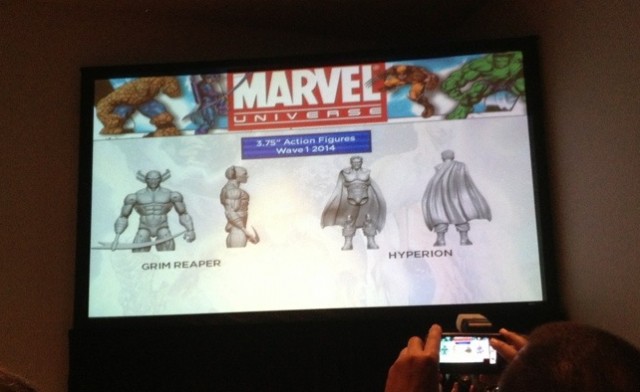 SDCC 2013 Marvel Universe Grim Reaper and Hyperion Figures Preview