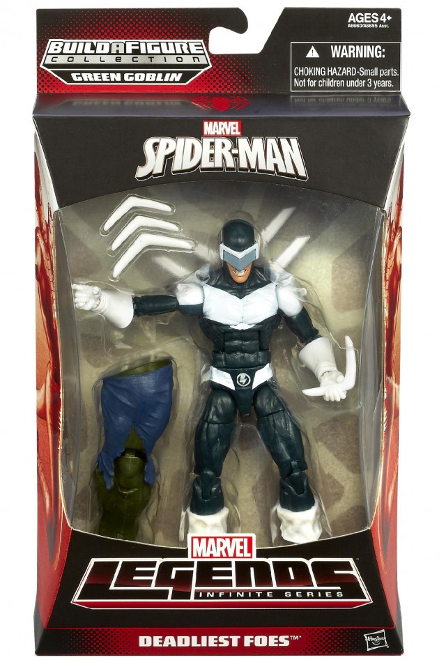 2014 Marvel Legends Spider-Man Deadliest Foes Boomerang Variant Figure Packaged