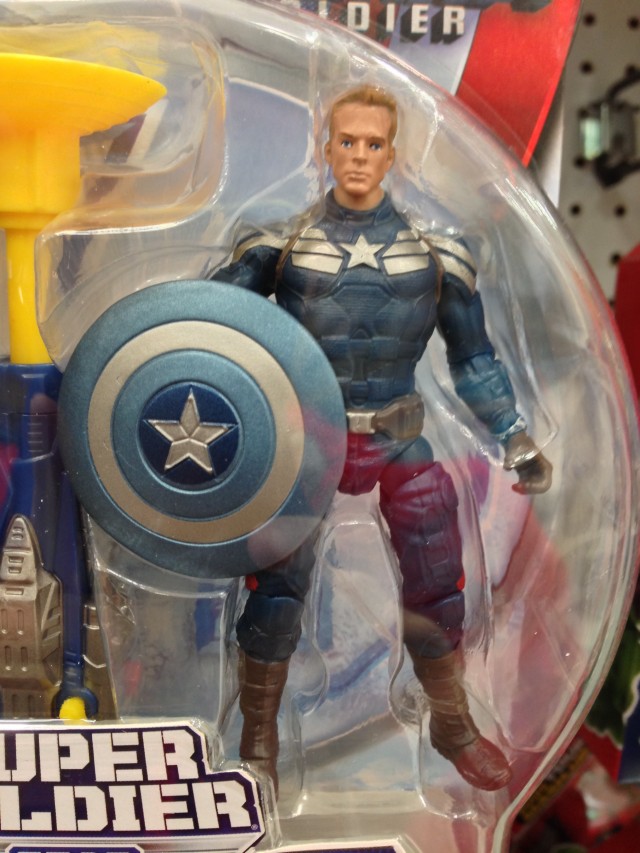 Captain America Super Soldier Figure Close-Up Hasbro 3 3/4"