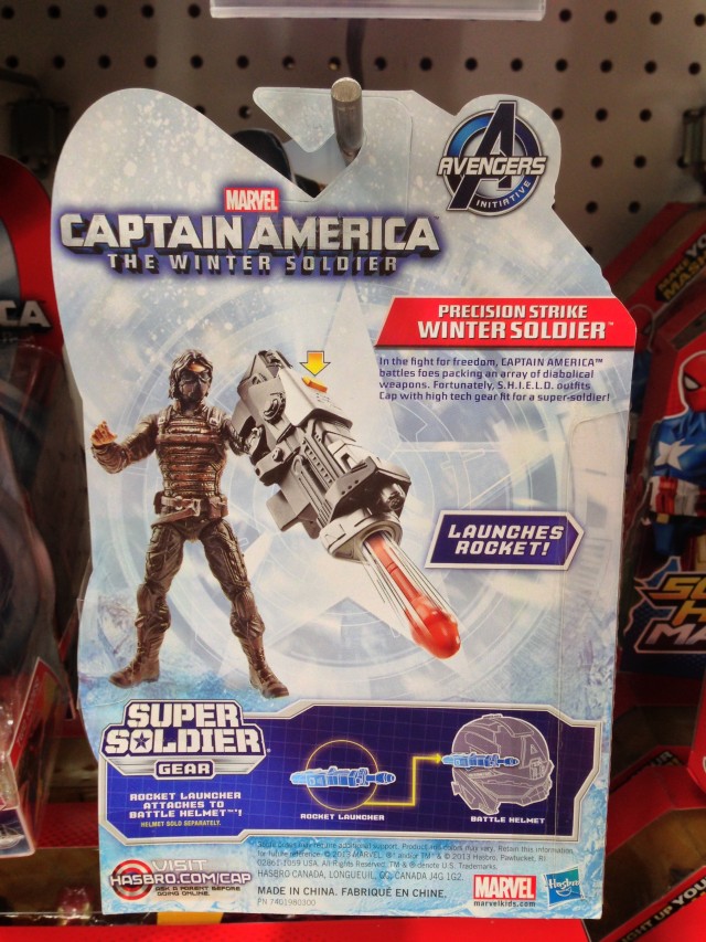 Captain America Super Soldier Gear Winter Soldier Cardback