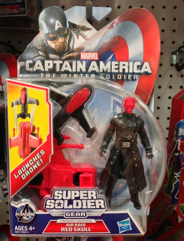 Captain America Winter Soldier Red Skull Air Raid 4" Figure Packaged