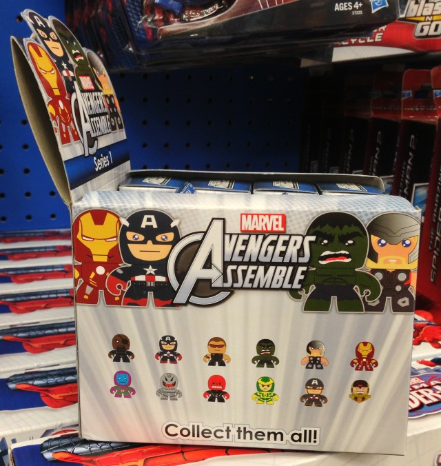 Avengers Micro Muggs Series 1 Released Side of Box