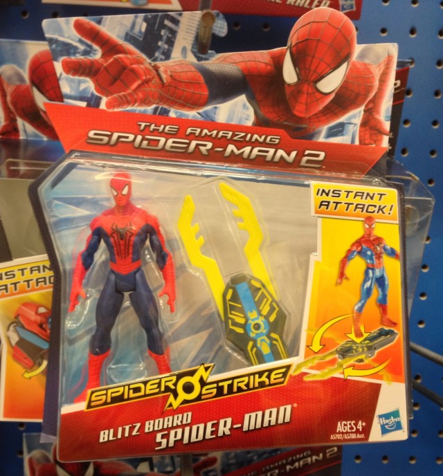Amazing Spider-Man 2 Blitz Board Spider-Man Action Figure Packaged