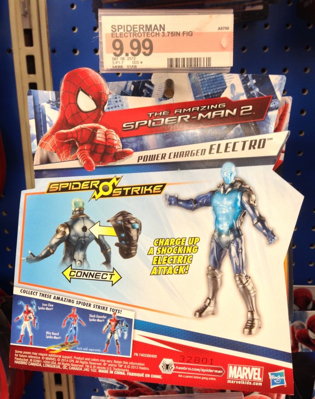 Hasbro Amazing Spider-Man 2 Electro Action Figure Cardback