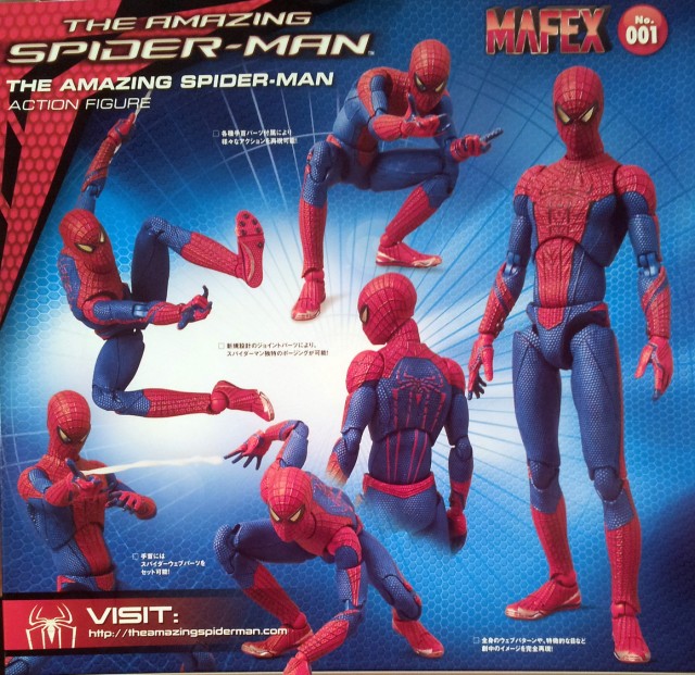 Amazing Spider-Man MAFEX Figure 001 2013 Medicom