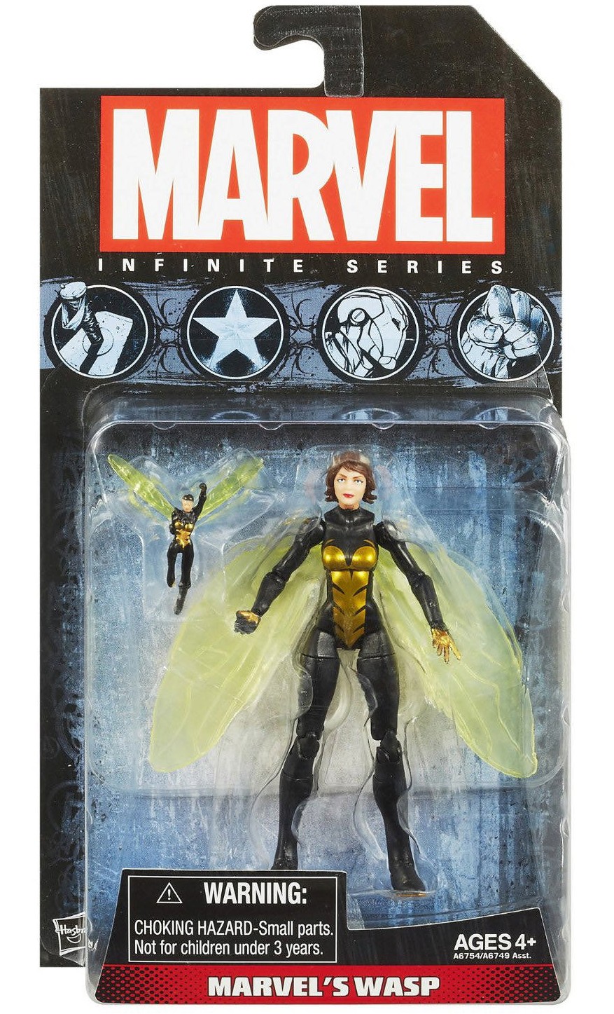 Marvel Legends Series Marvel's WASP- New in Box Ship Shelf Wear Free Pad Env 