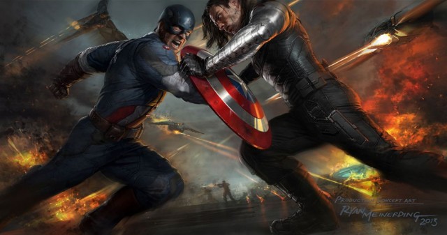 Captain America The Winter Soldier Movie Poster San Diego Comic Con 2013
