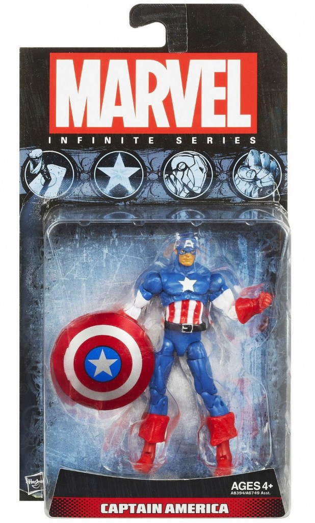 Marvel Avengers Infinite Series Captain America Packaged