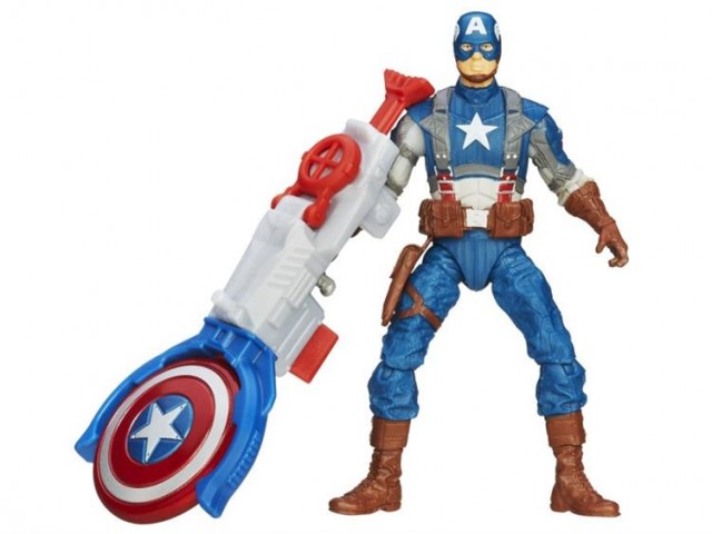 Shield Blitz Captain America Super Soldier Gear Action Figure Hasbro
