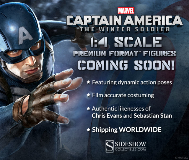 Sideshow Captain America The Winter Soldier Quarter Scale Figures Announcement