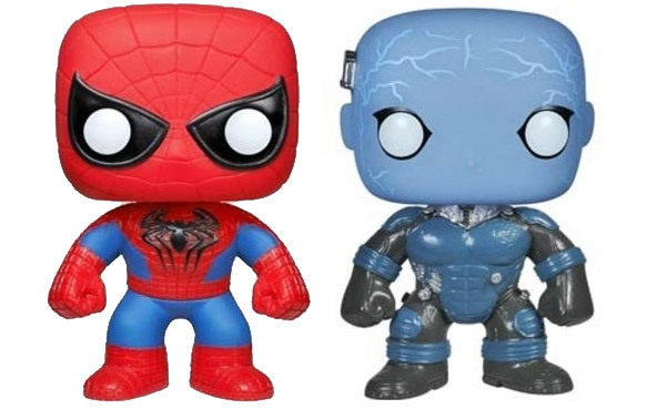 Spider-Man and Electro Funko POP Vinyls Figures 2014 Movie
