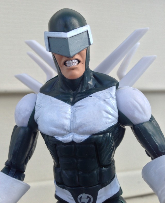 Marvel Legends Spider-Man Boomerang Figure Close-Up Paint Defects