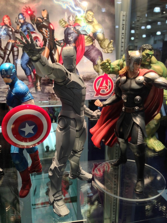 Kotobukiya Thor and Iron Man Statues Toy Fair 2014 New York