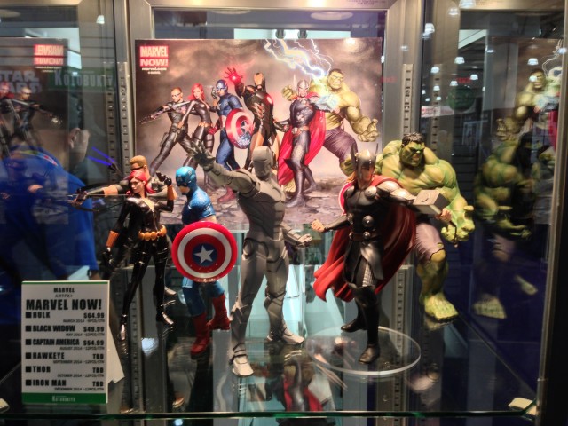 Avengers ArtFX+ Kotobukiya Statues at New York Toy Fair 2014
