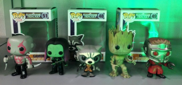 New York Toy Fair 2014 Guardians of the Galaxy Funko Complete Team POP Vinyls