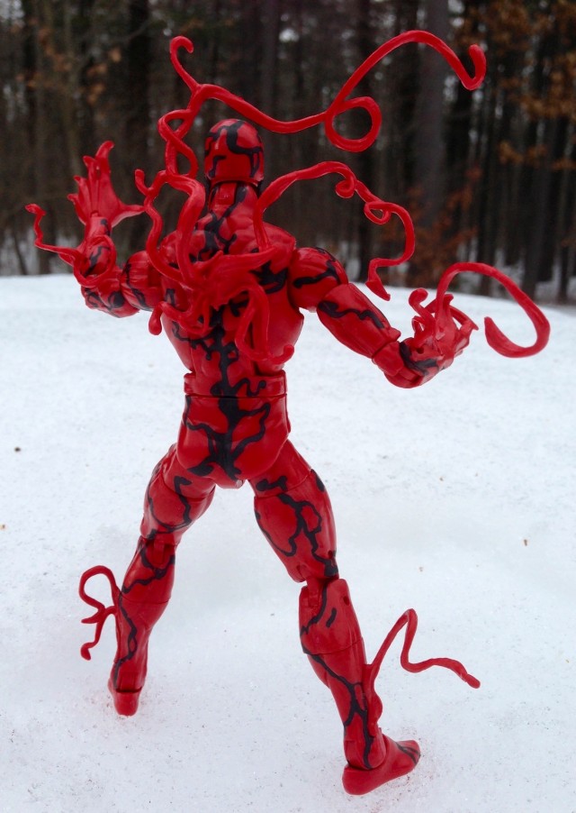 Amazing Spider-Man 2 Marvel Legends Infinite Series Carnage Figure Back