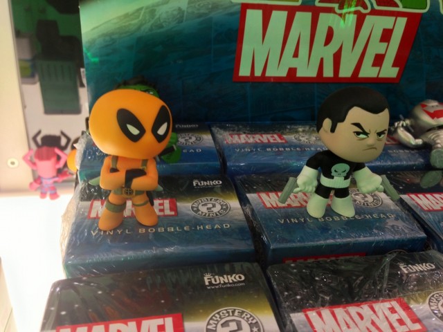 Toy Fair 2014 Funko Deadpool Mystery Minis Orange Variant