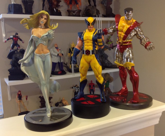 Bowen Designs Statues Astonishing X-Men Wolverine Colossus Emma Frost