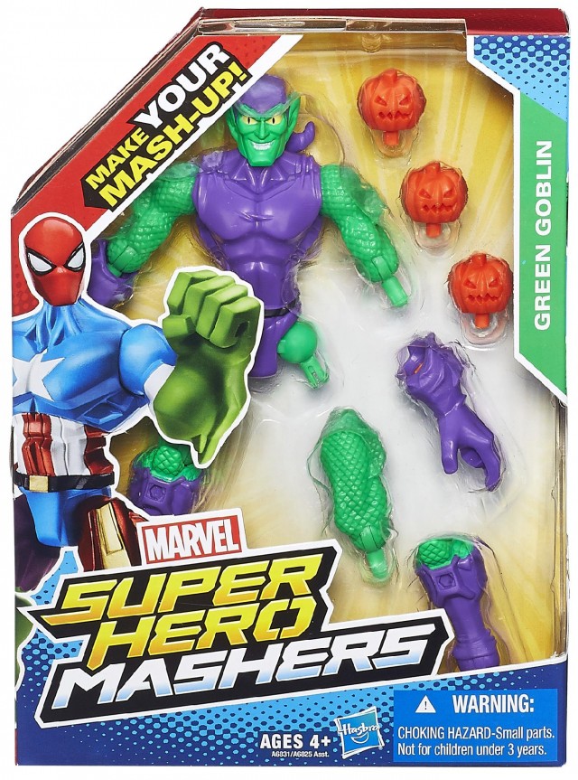 Marvel Superhero Mashers Series 2 Green Goblin Figure Packaged