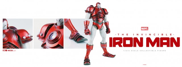 ThreeA Toys Silver Centurion Iron Man Figure