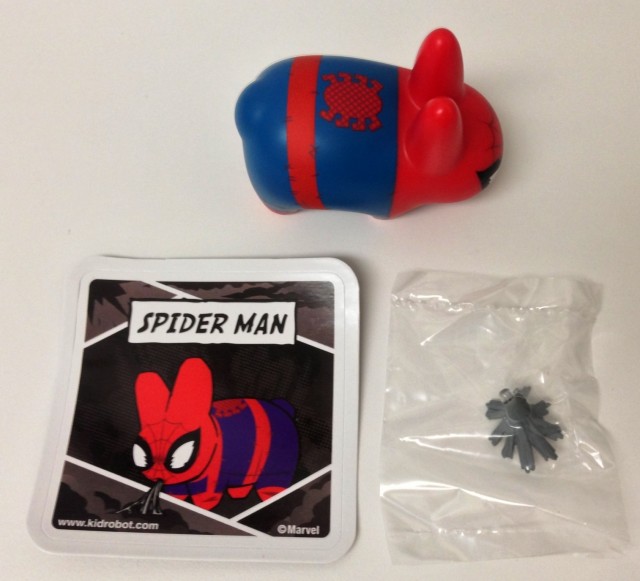 Kid Robot Spider-Man Labbit Mini Figure with Artist Card