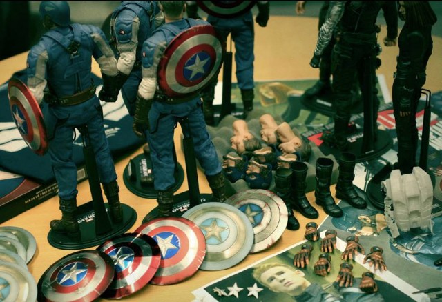 Captain America Winter Soldier Hot Toys Falcon Black Widow Prototypes