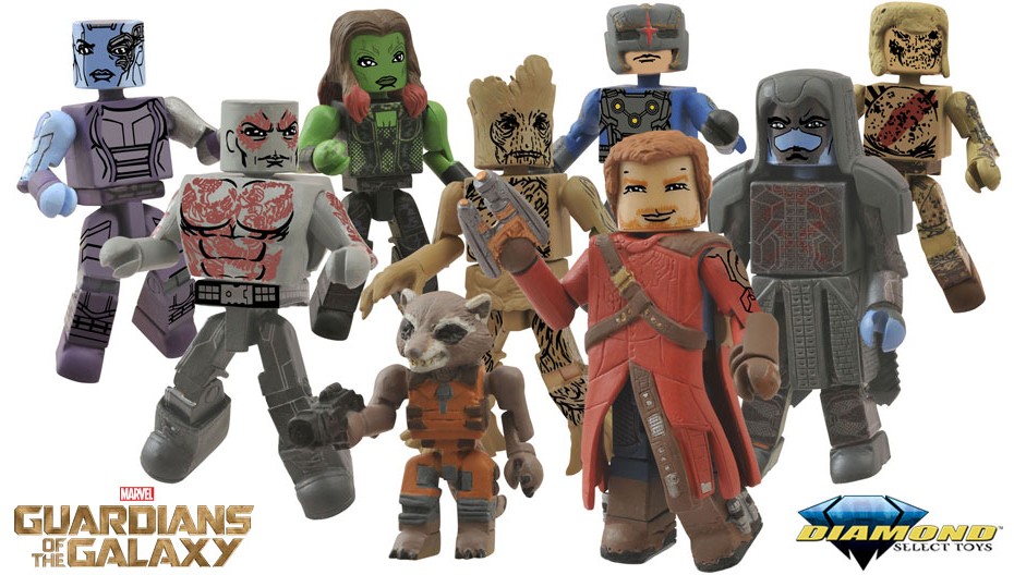 Marvel Minimates Guardians of the Galaxy Series 79 3 Pack Lot 