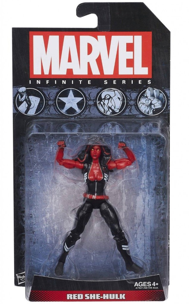 Hasbro Red She-Hulk Marvel Universe 2014 Figure Packaged
