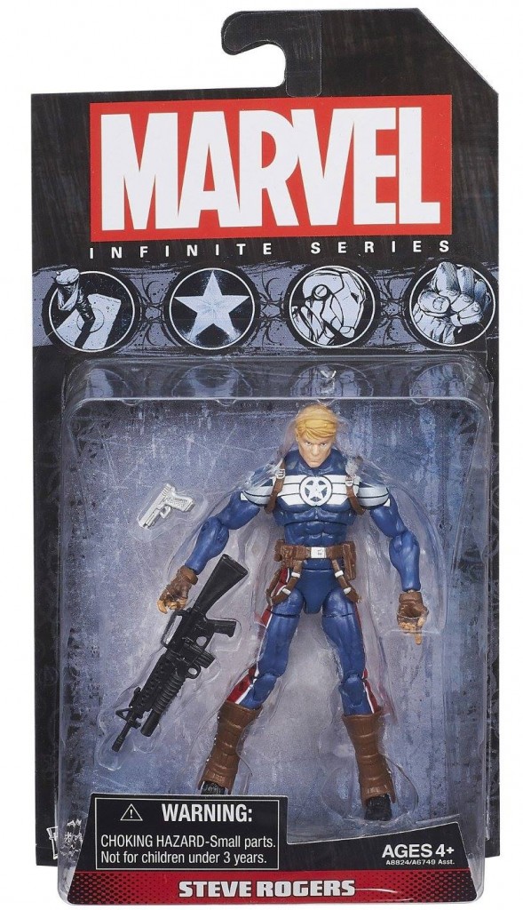 Hasbro Steve Rogers Super-Soldier Figure Packaged Marvel Infinite Series 2