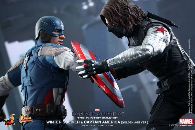 Hot Toys Winter Soldier vs. Golden Age Captain America Sixth Scale Figures