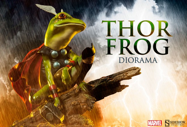 Sideshow Thor Frog Diorama Statue