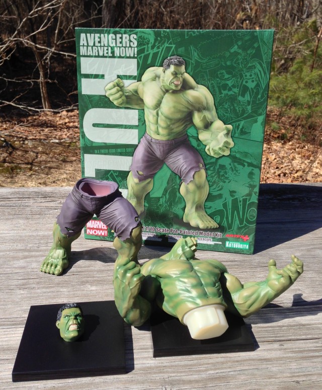 Kotobukiya Avengers Hulk Statue Unassembled Pieces