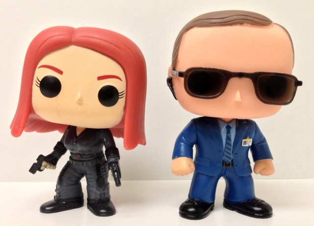 Funko Agent Coulson and Black Widow POP Vinyls Figures