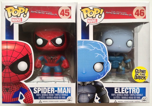 Funko Amazing Spider-Man 2 POP Vinyls Packaged Spidey & Electro