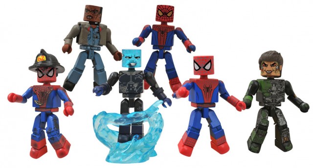 Amazing Spider-Man 2 Minimates Toys R Us Exclusives Max Dillon Electro Green Goblin