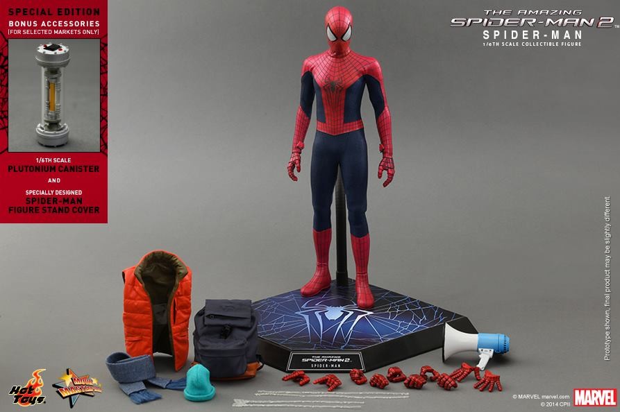 hot toys amazing spider man head