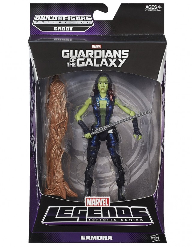 Marvel Legends Guardians of the Galaxy Gamora Figure Packaged