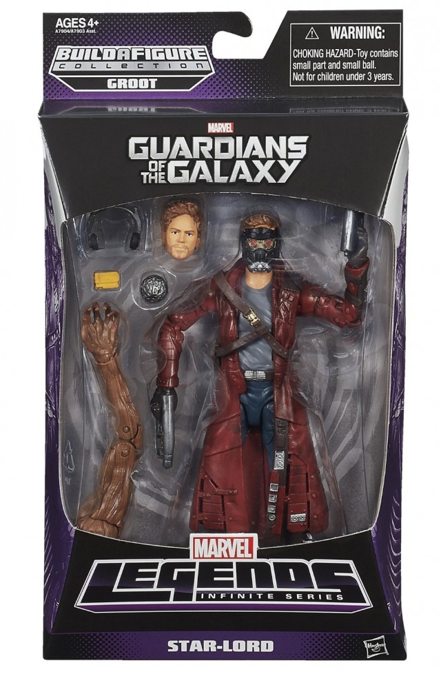 Star Lord Marvel Legends Guardians of the Galaxy Infinite Series Figure Packaged