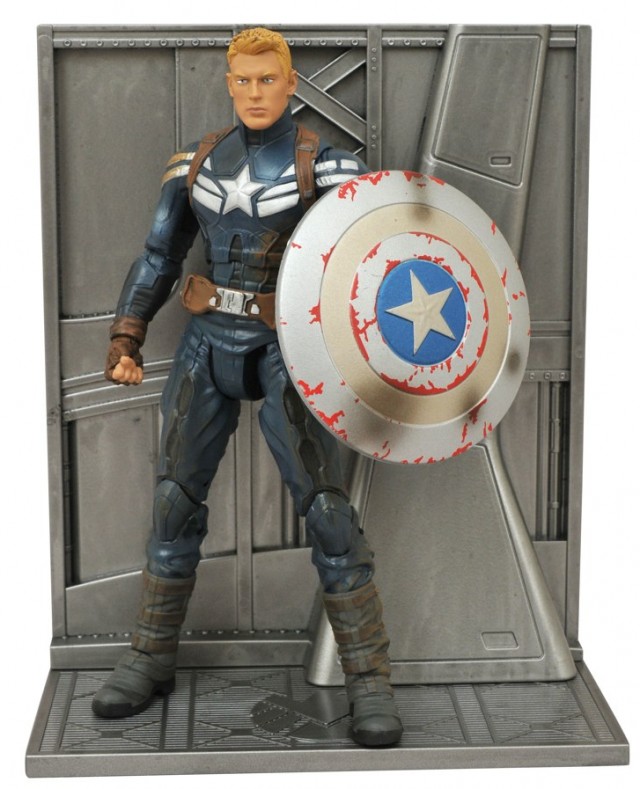 Unmasked Captain America Marvel Select Exclusive Action Figure