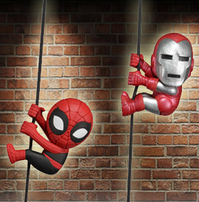 2014 SDCC NECA Spider-Man and Iron Man Scalers Exclusive