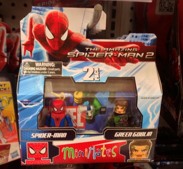 Toys R Us Amazing Spider-Man 2 Minimates Green Goblin & Spider-Man