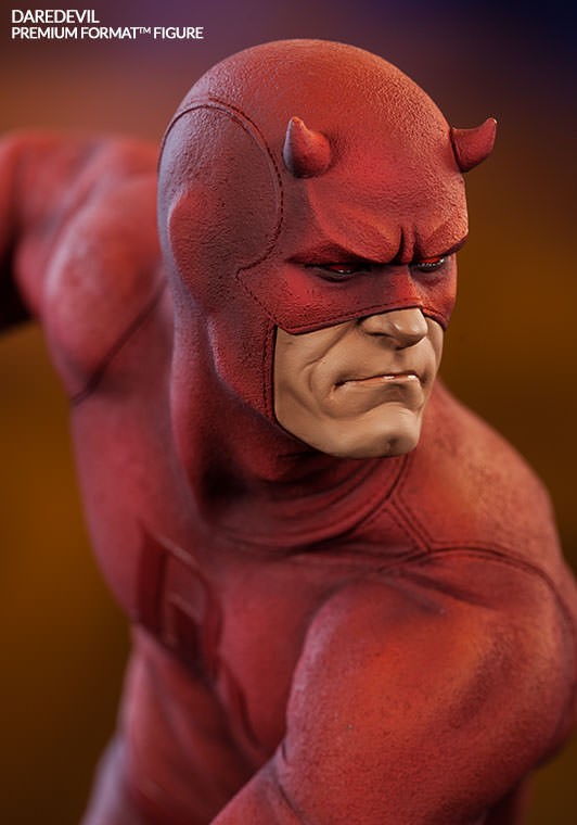 Daredevil Premium Format Figure Statue Close-Up of Portrait