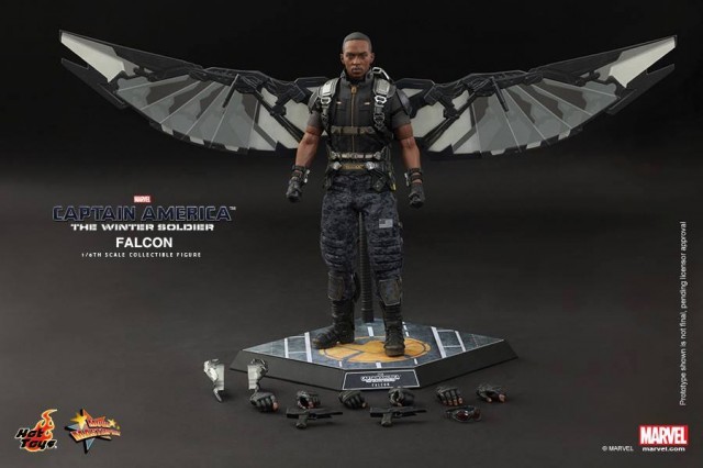 Hot Toys The Falcon Figure and Accessories