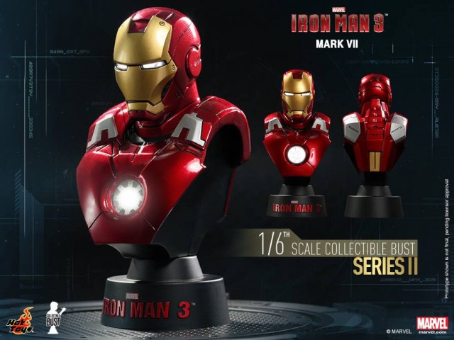 Iron Man Mark VII Bust Hot Toys Iron Man 3 Mini Bust